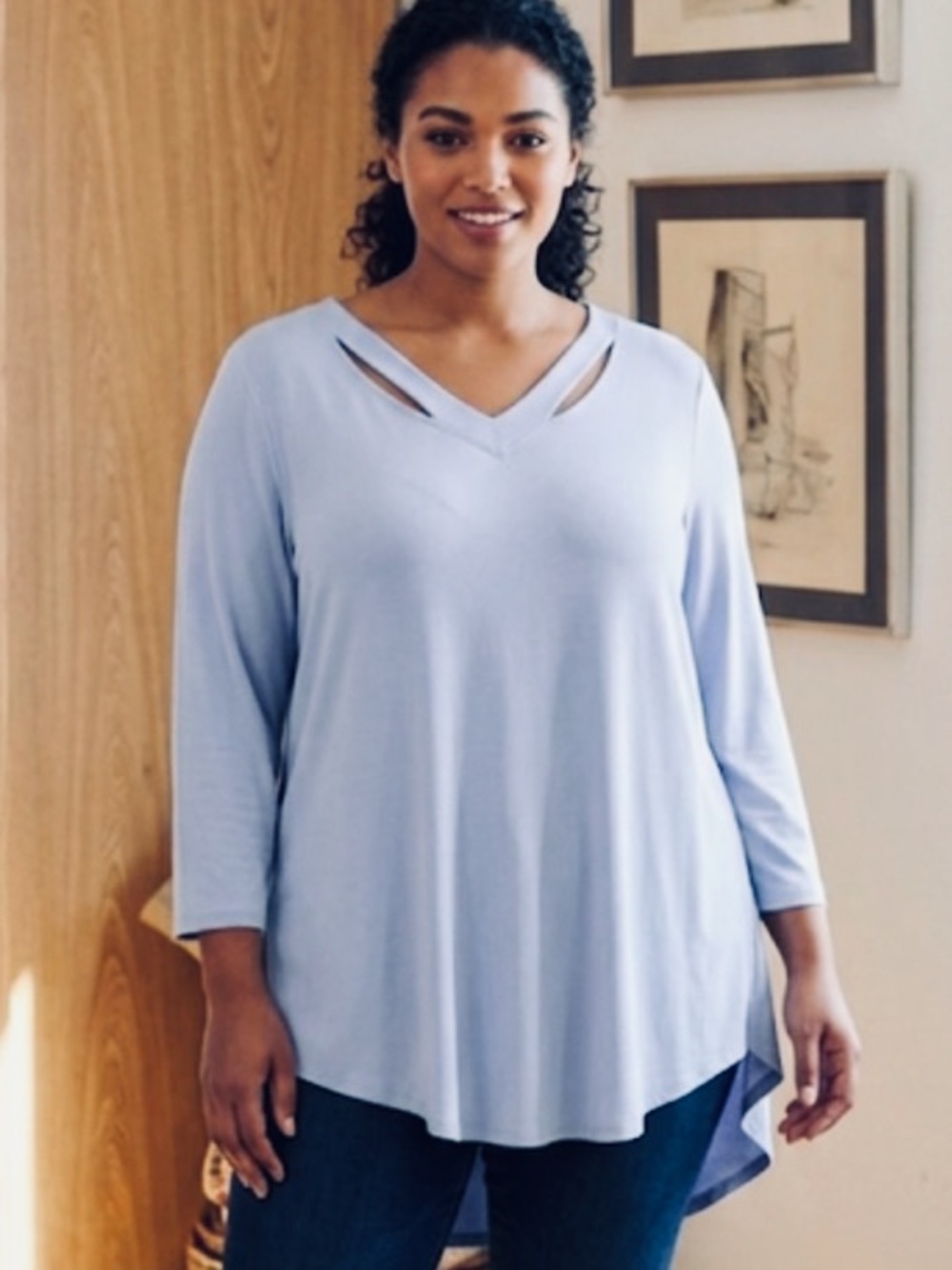 Last Tango Cutout high low Tunic size XL